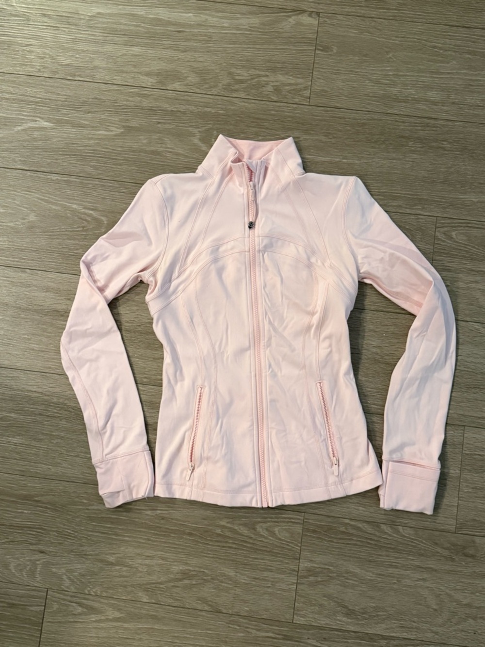 lululemon athletica strawberry milkshake Baby Pink Zip-Up Performance Jacket